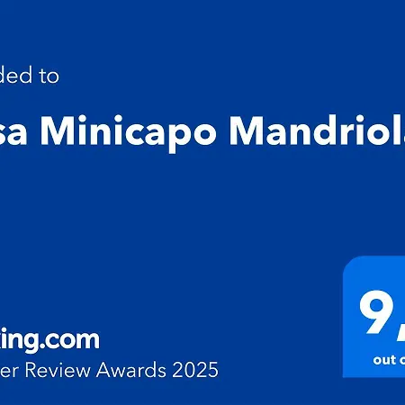 Casa Minicapo Mandriola Apartment